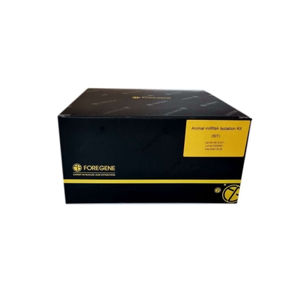 La columna MiRNA Isolation Kits animal RE-0101T de la vuelta para la investigación del laboratorio no utiliza ningún baño de hielo de la necesidad