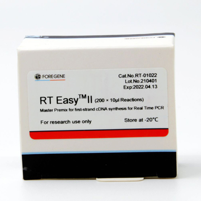 Mezcla preparada de antemano principal de Foregene RT EasyTM II para la primera síntesis del filamento CDNA para la polimerización en cadena en tiempo real