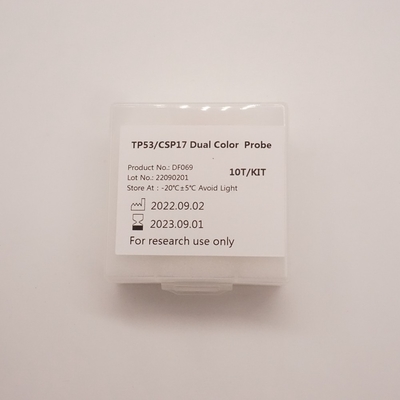 Sonda de doble color TP53/CSP17 para detectar la anomalía del gen TP53 humano