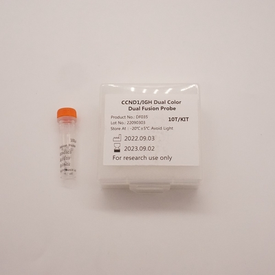 Kit de sonda de fusión dual CCND1/IGH para detectar anomalías del gen CCND1/IGH humano
