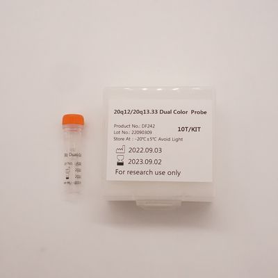 Kit de sonda de pescado de doble color 20q12/20q13.33 para detectar anomalías en el gen 20q humano