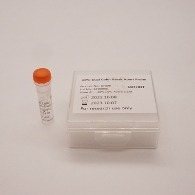 Reactivo de sonda de pescado de separación de dos colores MYC para el gen MYC humano