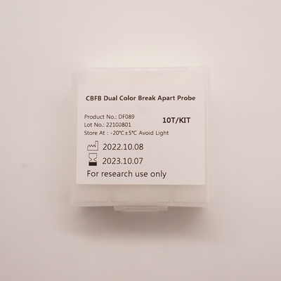Reactivo de hibridación in situ de fluorescencia CBFB Sonda de separación de dos colores