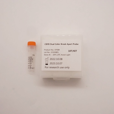 Reactivo de hibridación in situ de fluorescencia CBFB Sonda de separación de dos colores