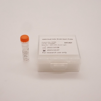Reactivo de hibridación in situ de fluorescencia CBFB Sonda de separación de dos colores
