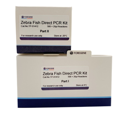 Muestras directas de la polimerización en cadena Kit For Freshwater Fish Tissues de los pescados de la cebra del punto de congelación del almacenador intermediario del sistema de la polimerización en cadena