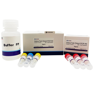 Muestras directas de la polimerización en cadena Kit For Freshwater Fish Tissues de los pescados de la cebra del punto de congelación del almacenador intermediario del sistema de la polimerización en cadena