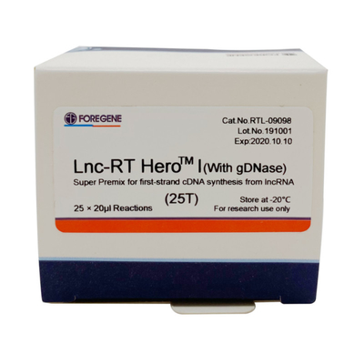 Equipo reverso 25×20ul Rxns de la transcripción de la mezcla preparada de antemano estupenda del Lnc-RT HeroTM I de la ADNasa