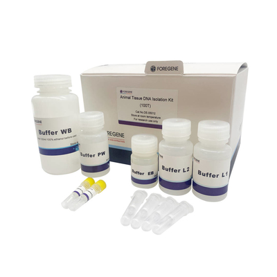 Equipo rápido y simple del aislamiento de la DNA del tejido animal purificado para las células cultivadas