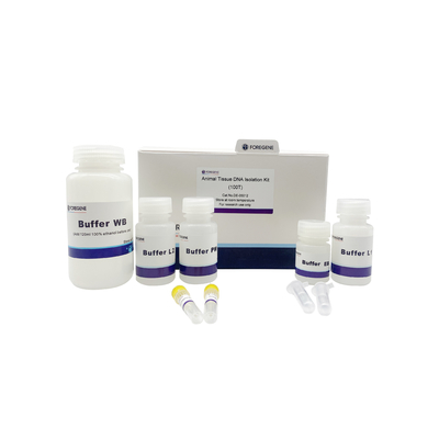 Aislamiento Kit Purified Spin Column de la DNA del tejido de animal de investigación del laboratorio