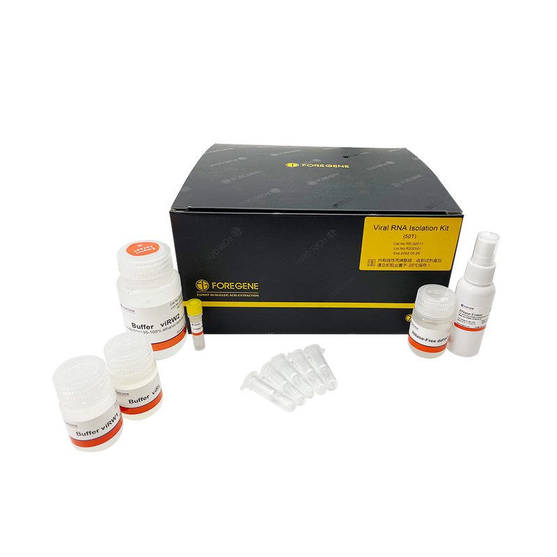 200 pedazos del ARN del aislamiento de los equipos de la ARNasa ARN MiRNA Isolation Kits From Serum 200ul de la columna libre del ARN solamente del alto