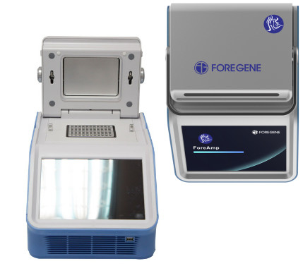 10,1 pendiente portátil Thermocycler de la máquina 96×0.2ml de la polimerización en cadena de la pulgada LED Digital